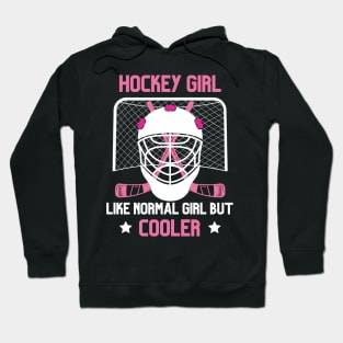 Hockey Girls Funny Ice Hockey Player Hockey girls Groovy Hoodie